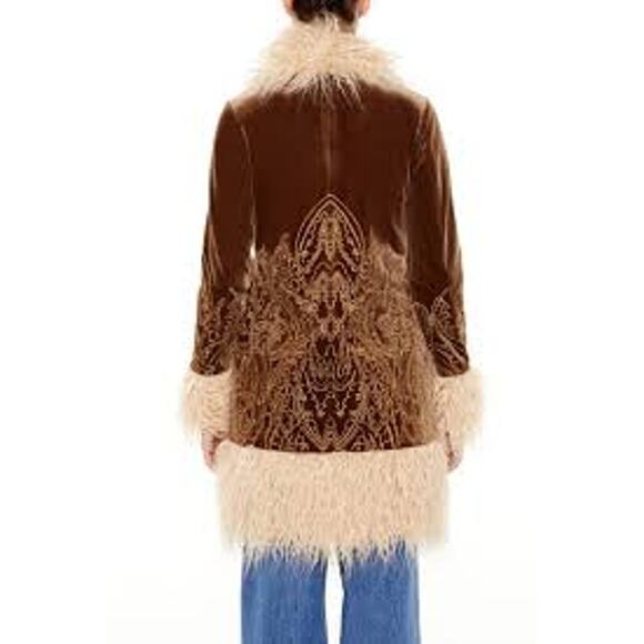 Forever 21 Penny Lane Version Of FP Still Water Moonglow Coat Size Small NEW - Picture 12 of 15